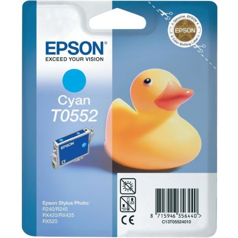 Cartridge Epson T0552, azúrová (cyan), originál