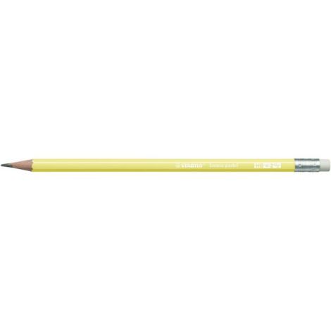 Ceruzka STABILO Swano Pastel HB s gumou pastel žltá