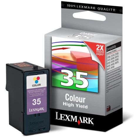 Cartridge Lexmark 18C0035E no. 35, farebná (tricolor), originál
