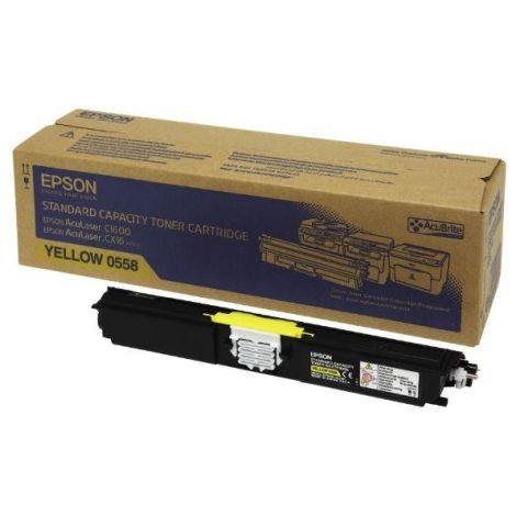 Toner Epson C13S050558 (C1600), žltá (yellow), originál