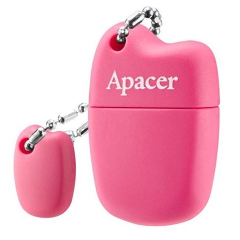 Apacer USB flash disk, USB 2.0, 16GB, AH118, ružový, AP16GAH118P-1, USB A, s krytkou