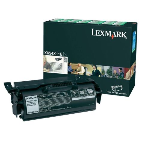 Toner Lexmark X654X11E (X654, X656, X658), čierna (black), originál