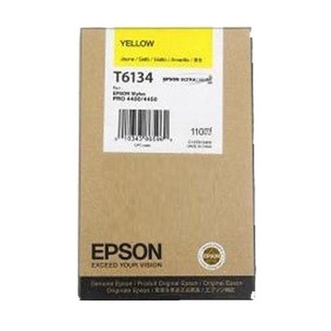 Cartridge Epson T6134, žltá (yellow), originál