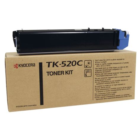 Toner Kyocera TK-520C, azúrová (cyan), originál