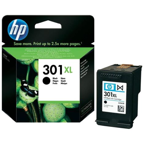Cartridge HP 301 XL (CH563EE), čierna (black), originál