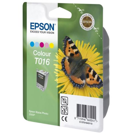 Cartridge Epson T016, farebná (tricolor), originál