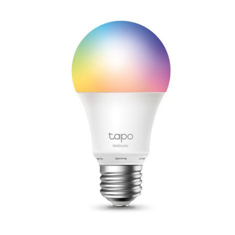LED žiarovka TP-LINK Tapo L530E, E27, 220-240V, 8.7W, 806lm, 6000k, RGB, 15000h, chytrá Wi-Fi žárovka