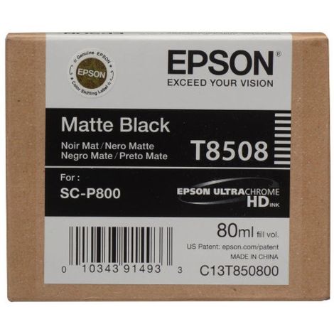 Cartridge Epson T8508, matná čierna (matte black), originál