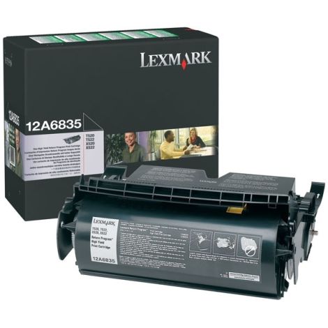 Toner Lexmark 12A6835 (T520, T522), čierna (black), originál