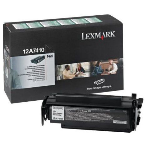 Toner Lexmark 12A7410 (T420), čierna (black), originál