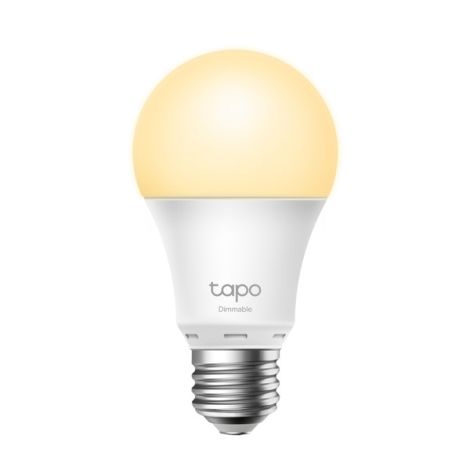 LED žiarovka TP-LINK Tapo L510E, E27, 220-240V, 8.7W, 806lm, 2700k, teplá biela, 15000h, stmívatelná chytrá Wi-Fi žárovka
