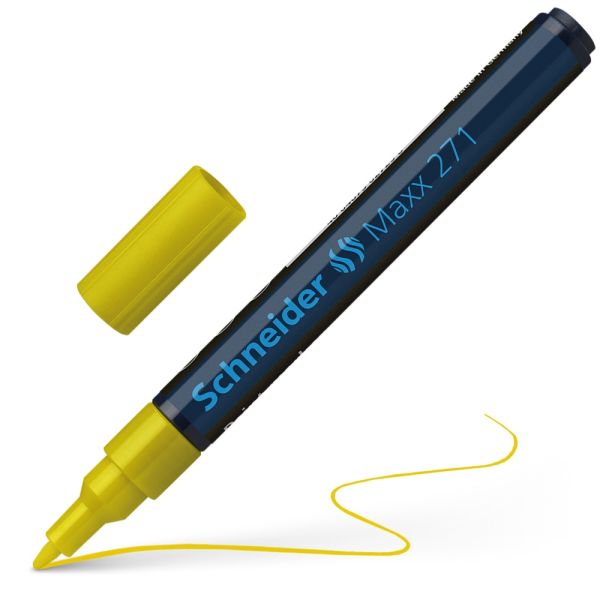 Lakový popisovač Schneider 271 žltý 