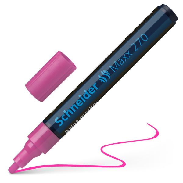 Lakový popisovač Schneider 270 ružový 