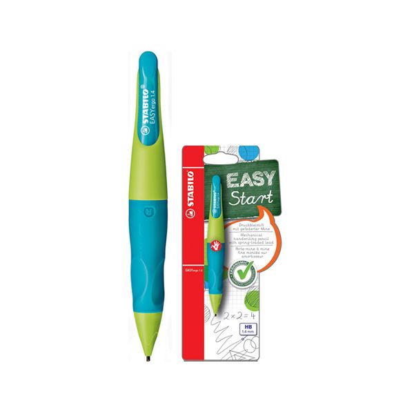 Mikroceruzka / Pentelka STABILO EASYergo, HB, 1,4 mm, pre pravákov, modro-zelená