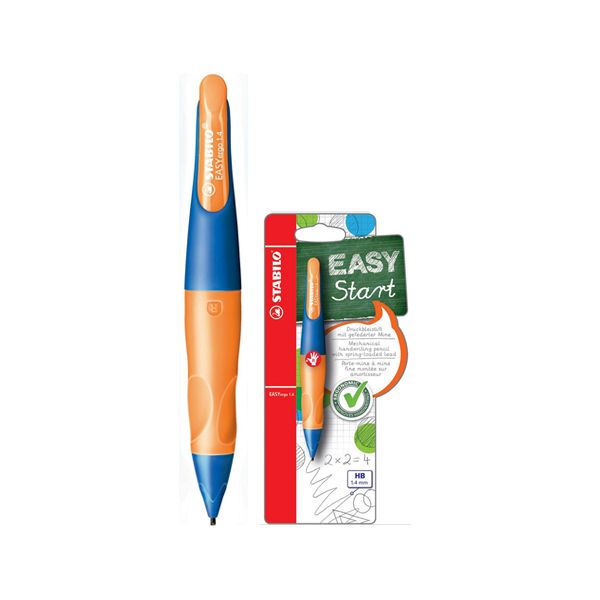 Mikroceruzka / Pentelka STABILO EASYergo, HB, 1,4 mm, pre pravákov, oranžovo-modrá