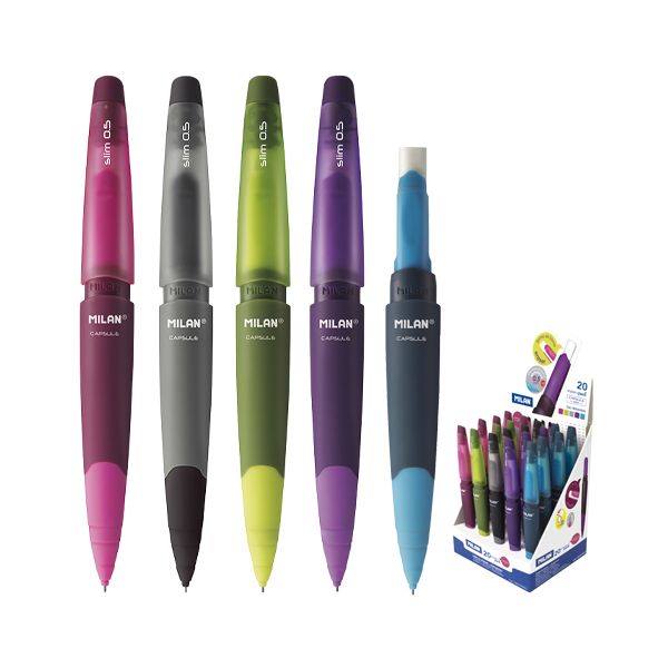 Mikroceruzka / Pentelka MILAN Capsule Slim HB 0,5 mm - mix farieb