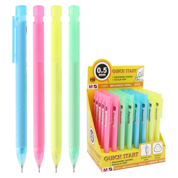 Mikroceruzka / Pentelka M&G Quick Start, HB/0,5 mm, mix farieb