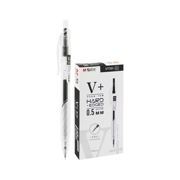 Pero gélové M&G V+ 0,5 mm, čierne