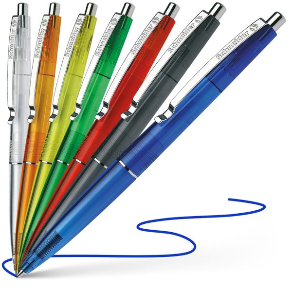 Pero guľôčkové Schneider K20 Icy Colours Mix - modrá náplň