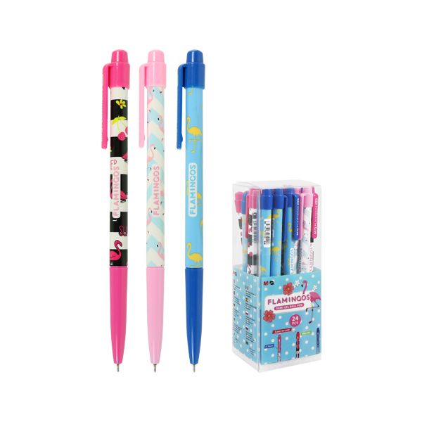 Pero guľôčkové M&G Semi-Gel Flamingos 0,5 mm