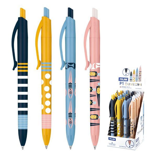 Pero guľôčkové MILAN P1 Camaleon 1,0 mm - modré