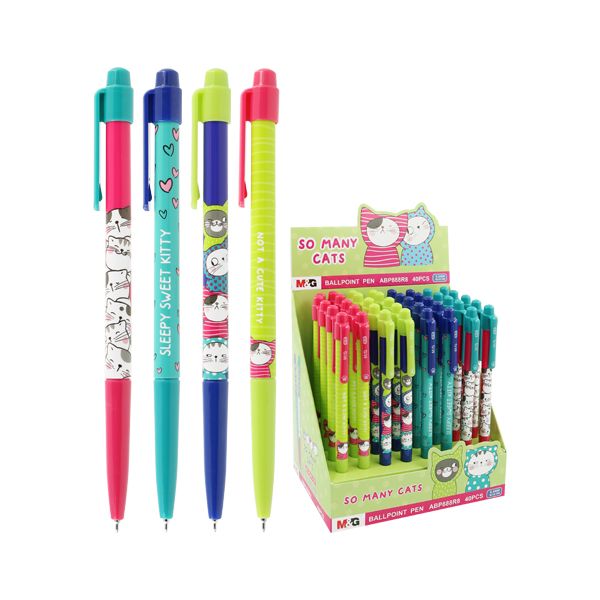 Pero guľôčkové M&G So Many Cats! 0,5 mm