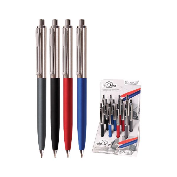 Pero guľôčkové Reporter 1,0 mm / mix farieb