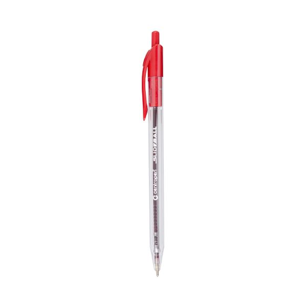 Pero guľôčkové CENTROPEN 2225 Slideball Clicker Roller 0,3 mm - červený