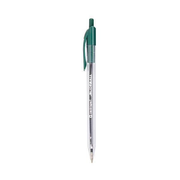 Pero guľôčkové CENTROPEN 2225 Slideball Clicker Roller 0,3 mm - zelený