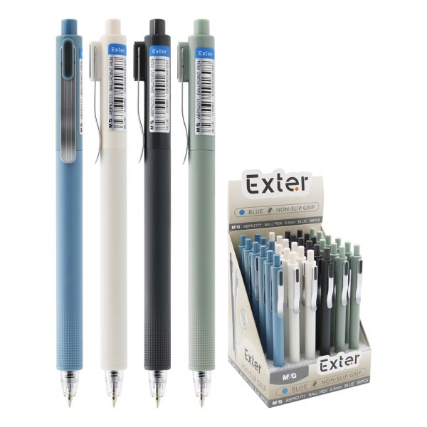 Pero guľôčkové M&G Exter 0,5 mm - modré, mix