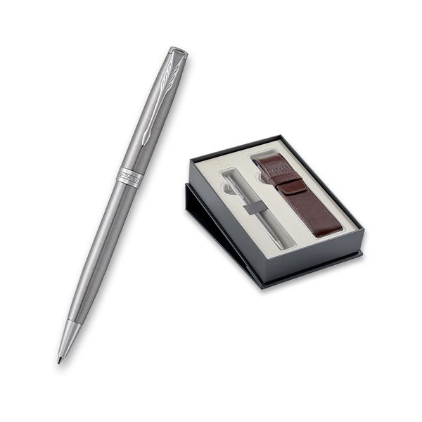 Sada Parker Sonnet Stainless Steel CT + puzdro GP