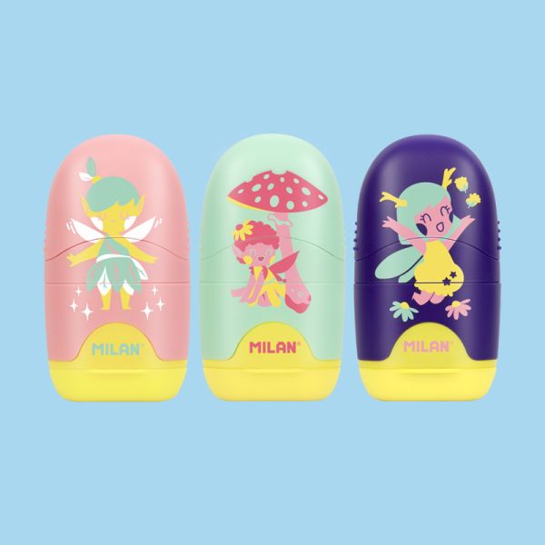 Guma + strúhadlo MILAN Capsule Fairy Tale