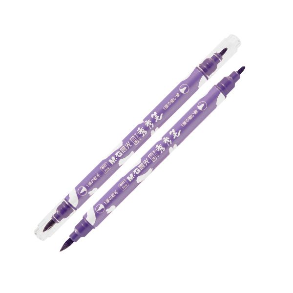Popisovač M&G Miffy Marker 1 mm obojstranný, fialový