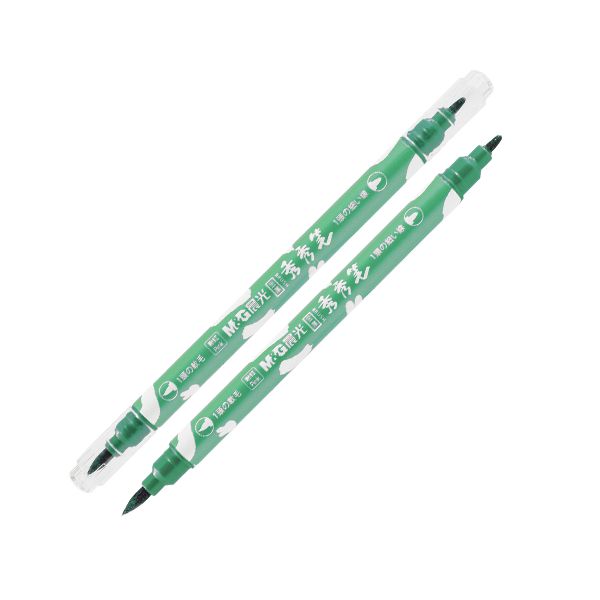 Popisovač M&G Miffy Marker 1 mm obojstranný, tmavo zelený