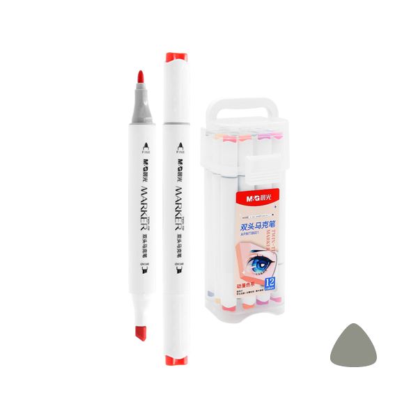 Fixy M&G Twin Tip Marker - sada 12 ks