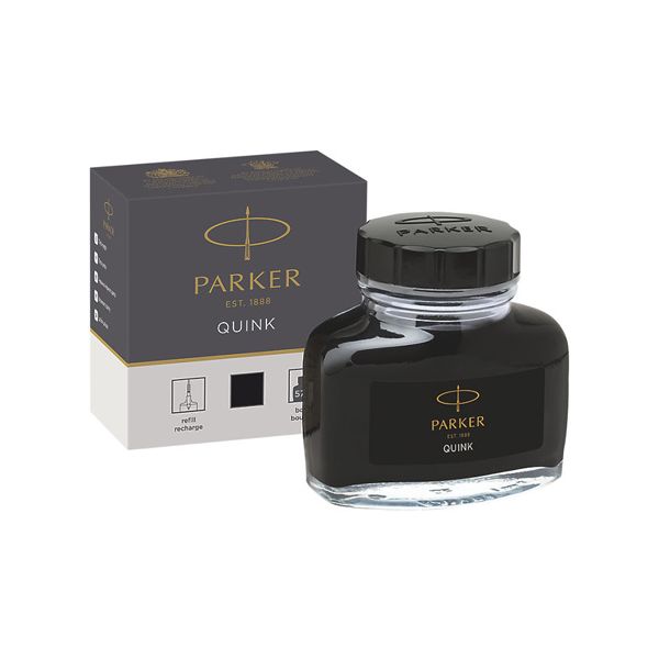 Fľaštičkový atrament Parker - čierny