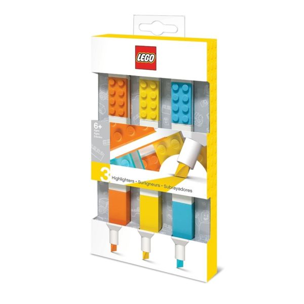 LEGO Zvýrazňovače, mix farieb - 3 ks