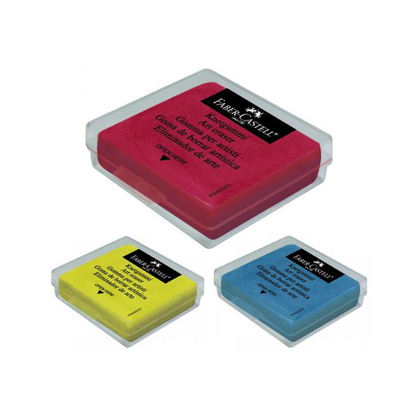 Guma Faber-Castell plastická farebná v krabičke