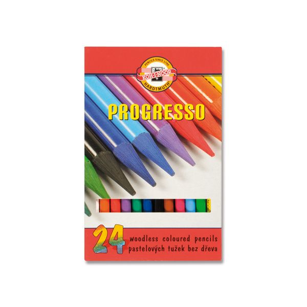 Pastelky KOH-I-NOOR Progresso, sada 24 ks