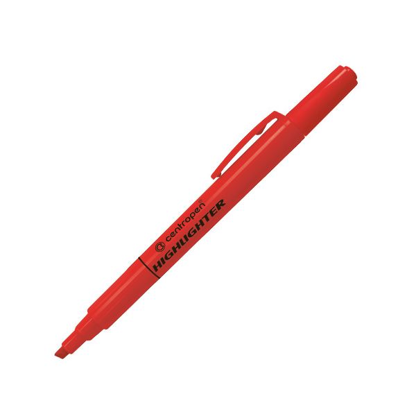 Zvýrazňovač CENTROPEN 8722 - červený