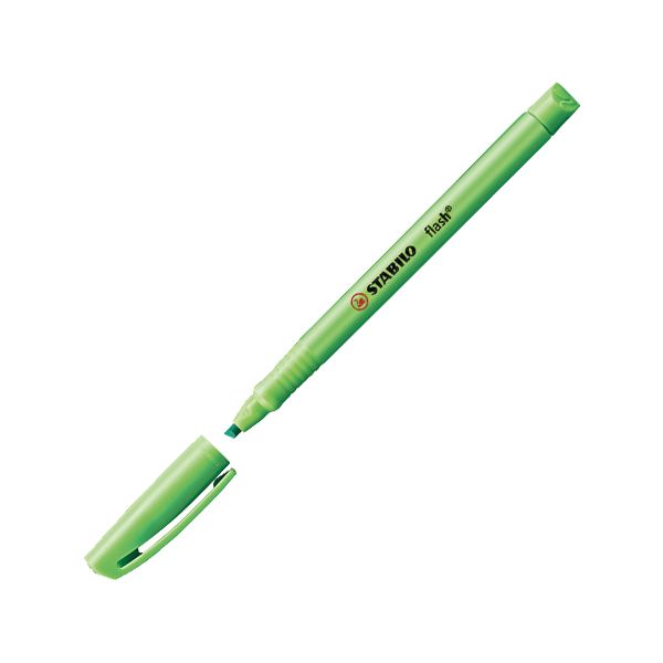 Zvýrazňovač STABILO flash zelený