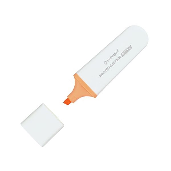 Zvýrazňovač CENTROPEN 6252 STYLE SOFT 1-5 mm, oranžový