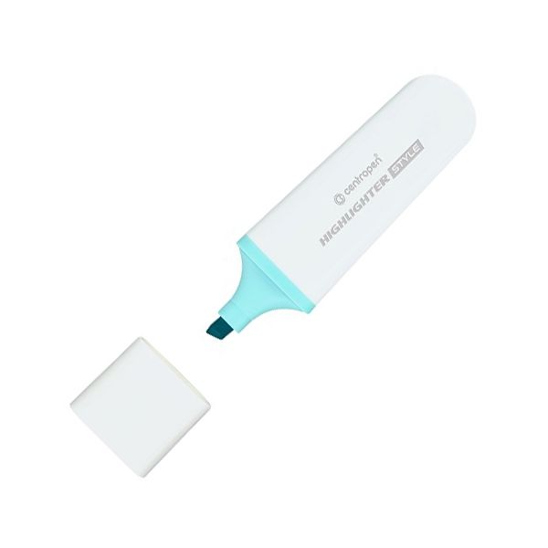 Zvýrazňovač CENTROPEN 6252 STYLE SOFT 1-5 mm, modrý