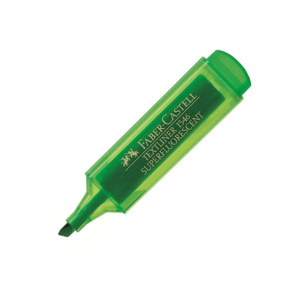 Zvýrazňovač Faber-Castell textliner 1546 - zelený
