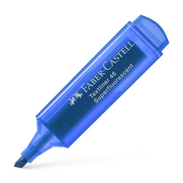 Zvýrazňovač Faber-Castell 1546 Superfluo - modrý