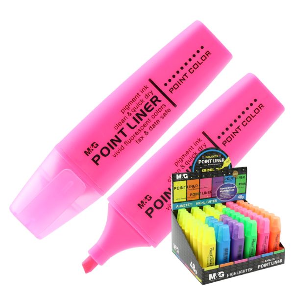 Zvýrazňovač M&G Point Liner Neon s vôňou, mix 6 farieb