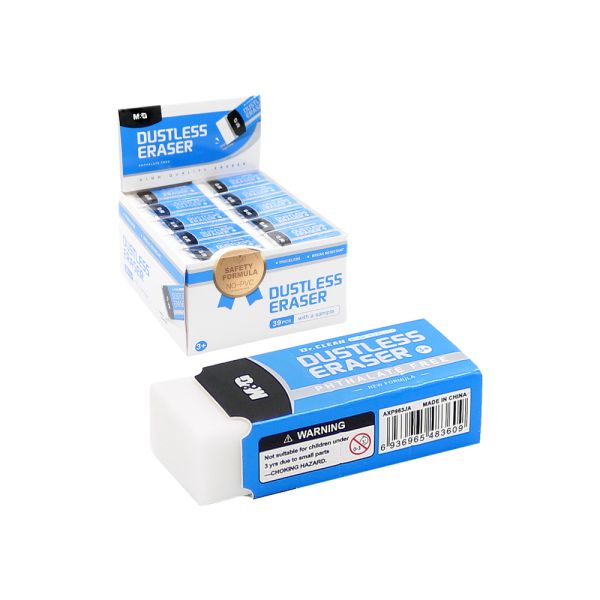 Guma M&G Dustless (bezprašná) biela