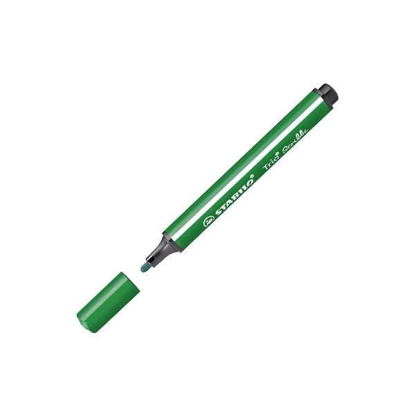 Fixa trojhranná STABILO Trio Scribbi zelená