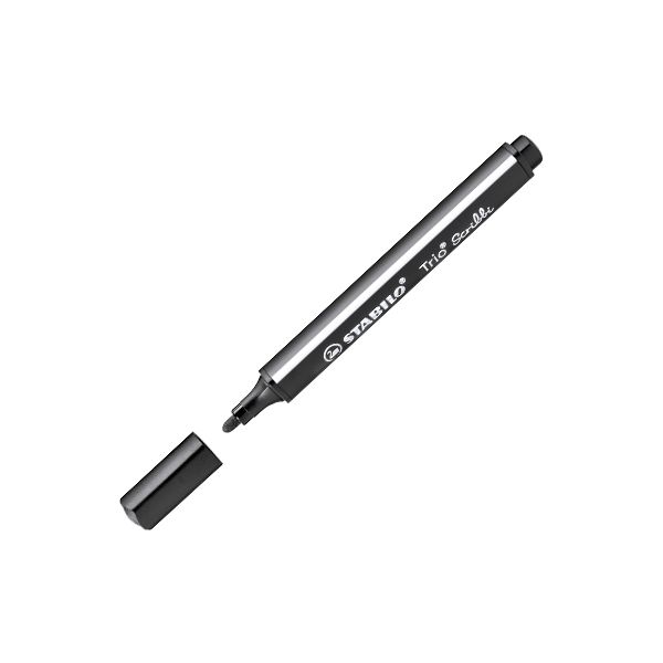 Fixa trojhranná STABILO Trio Scribbi čierna