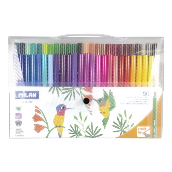 Fixy MILAN guľaté 0,5 mm - sada 50 ks